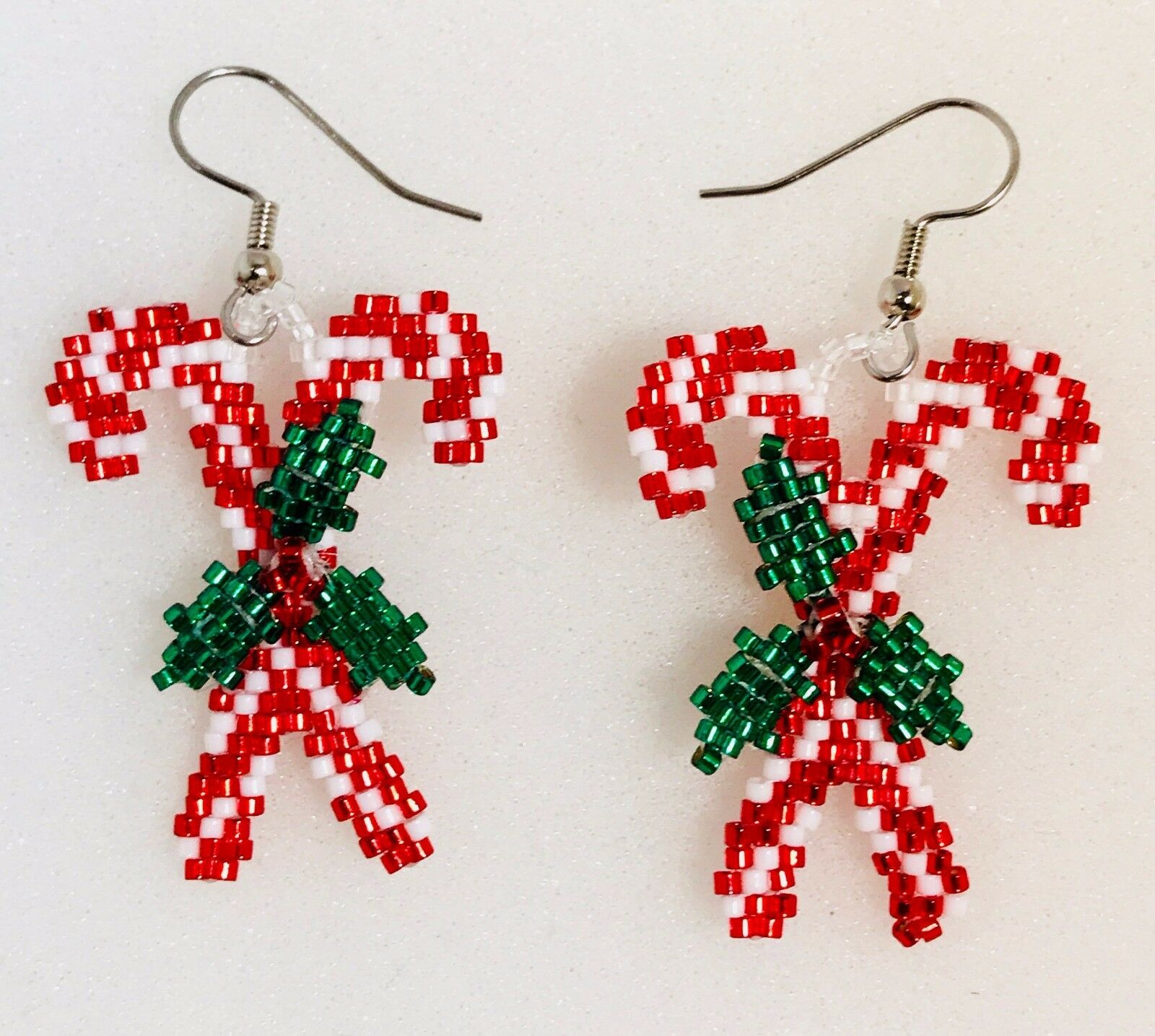 Winter Workshop Crystal Bead Set in Candy Cane - Jesse James Beads